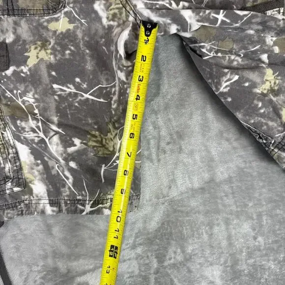 XRAY Jeans Mens Cargo Long Shorts Size 32 Green Camouflage Outdoor - Picture 6 of 7